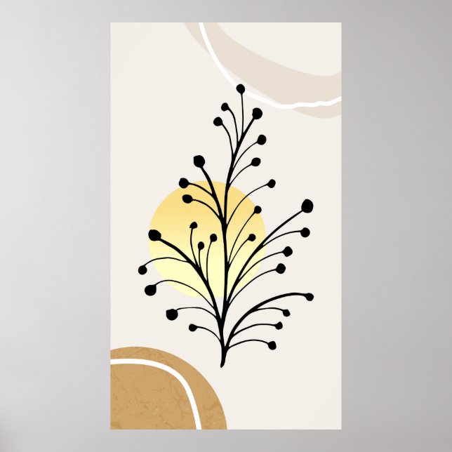 Póster diseño moderno y trendy (Frente)