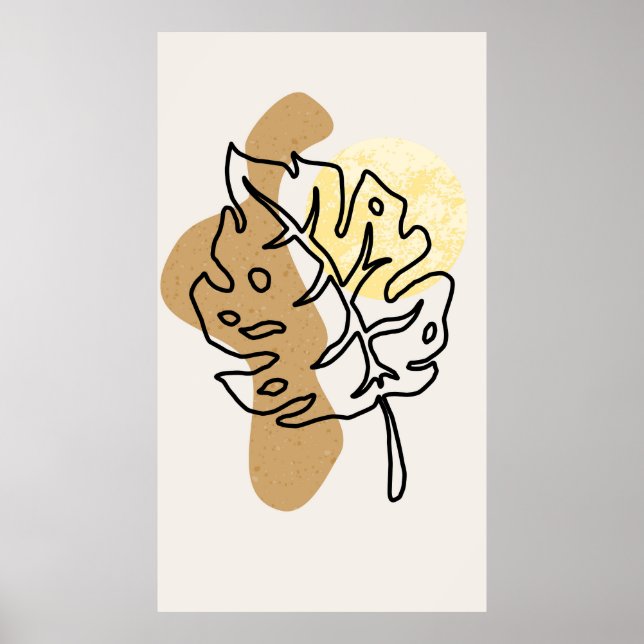 Póster diseño moderno y trendy  (Frente)