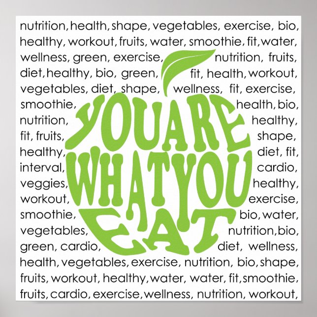 Póster Diseño motivacional de fitness (Frente)