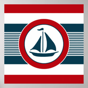 Póster Diseño náutico