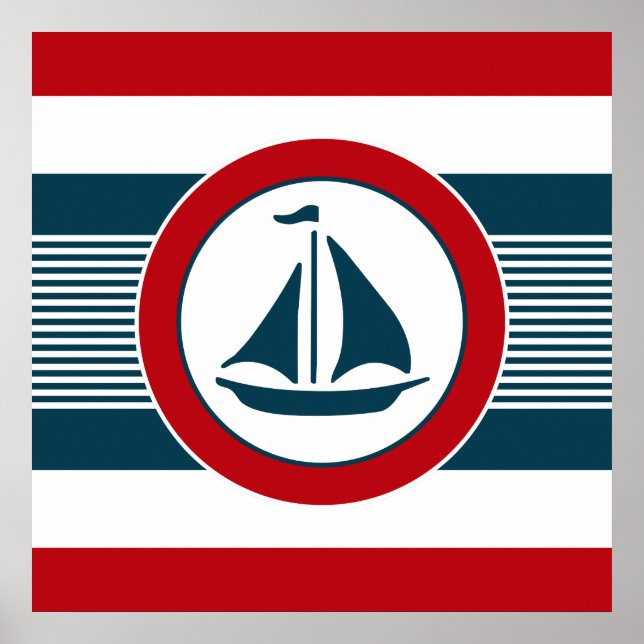 Póster Diseño náutico (Frente)