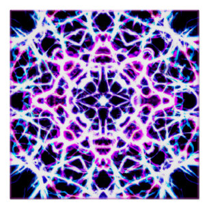 Póster Diseño Neon Dreams. ¡Hazte con una en Zazzle