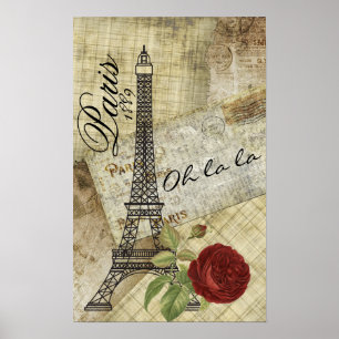 Póster Diseño original de París