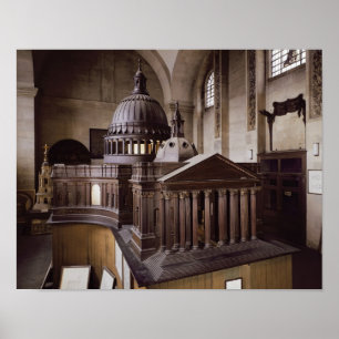 Póster Diseño original para la catedral de San Pablo