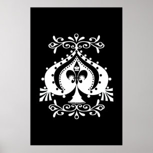 Póster Diseño Ornate Spade