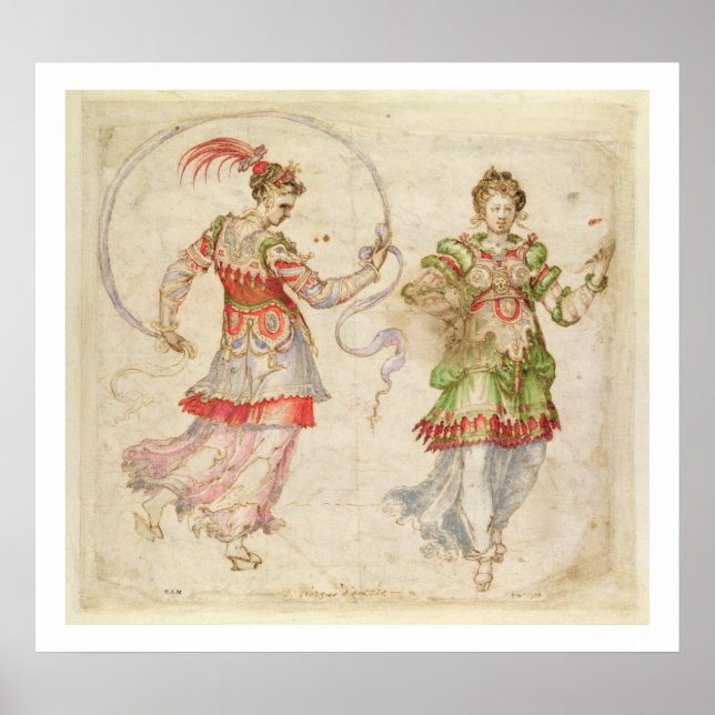 Póster Diseño para Vestidos, probablemente en Florentine  (Frente)