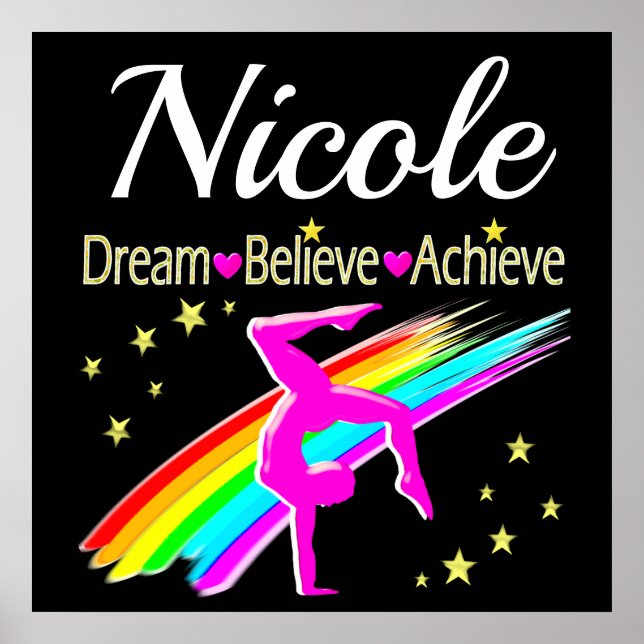 PÓSTER DISEÑO PERSONALIZADO DE OBJETIVOS DE GIMNASIA (Frente)