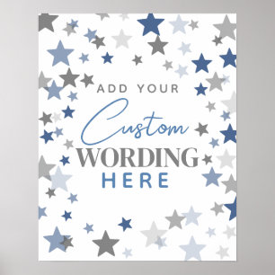 Póster Diseño personalizado de su propia estrella poster