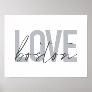 Póster Diseño sencillo, fresco, moderno y urbano de Love 