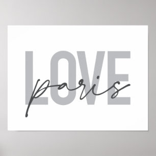 Póster Diseño sencillo, moderno, urbano y fresco de Love