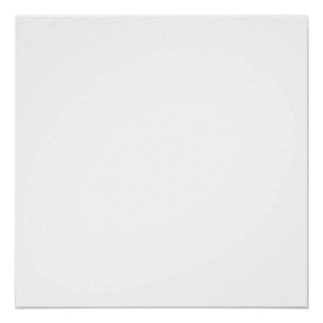 Póster Diseño simple blanco personalizado Agregar foto o  (Anverso)