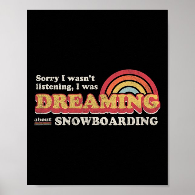 Póster Diseño Snowboarder (Frente)