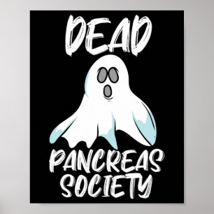 Póster Diseño T1d T2d de la sociedad del páncreas diverti