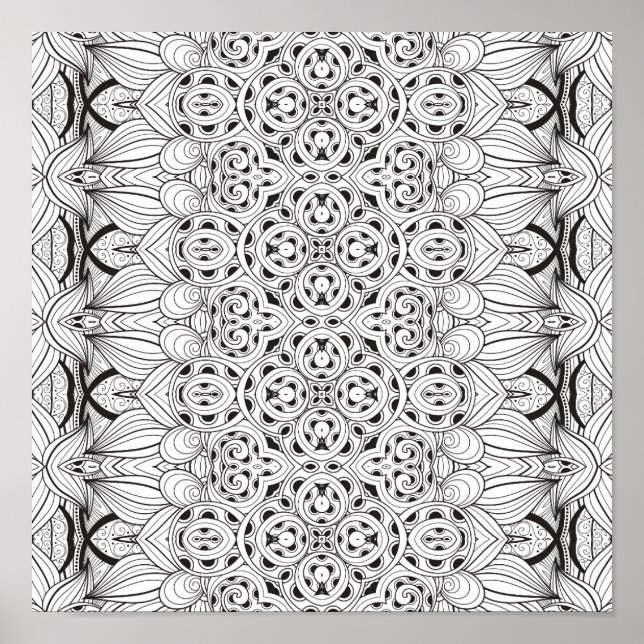 Póster Diseño tribal 2 (Frente)