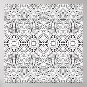Póster Diseño tribal 2 de Zendoodle