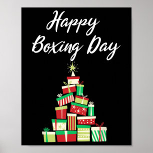 Póster Diseños de la Nueva Era - Feliz Día del Boxeo con