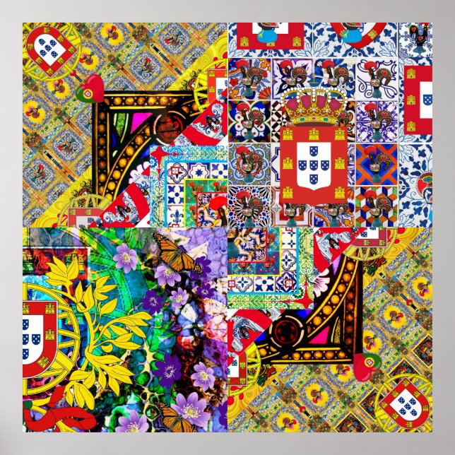 Póster Diseños folclóricos de Portugal (Frente)