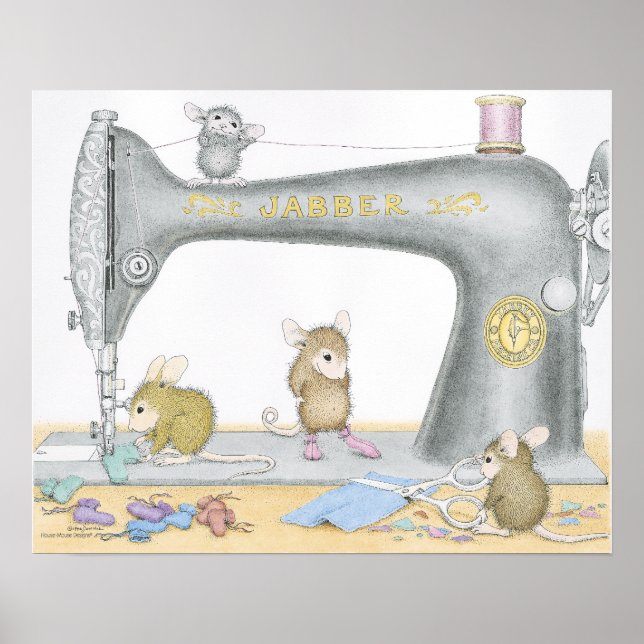 Póster Diseños House-Mouse® - Poster de costura (Frente)