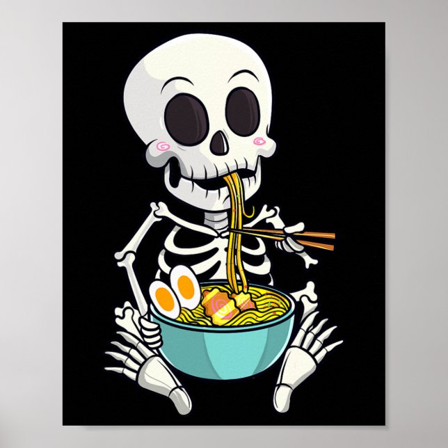 Póster Disfraces de fideos de Ramen japonés Anime Hallowe (Frente)