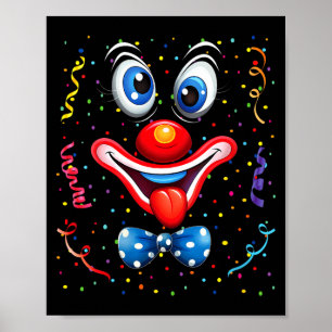 Póster Disfraces de payaso divertidos para mujeres para c