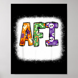 Póster Disfraces divertidos de Halloween Afi para hombres