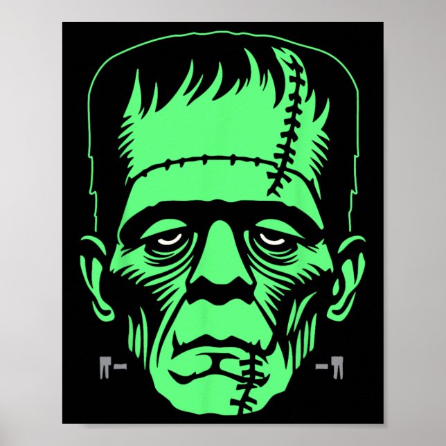 Póster Disfraces Frankenstein Monster Halloween (Frente)