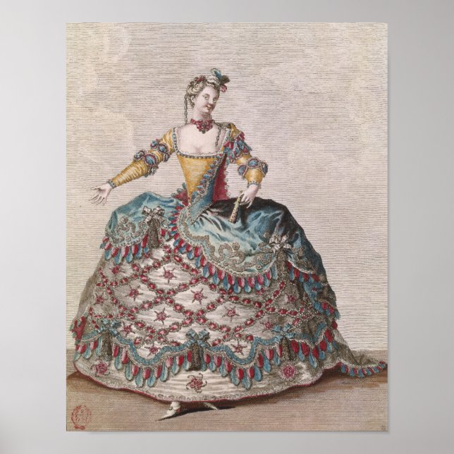 Póster Disfraces para una mujer india (Frente)