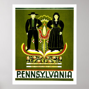 Póster Disfraces y artesanías de Pensilvania Poster de WP