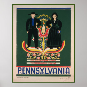 Póster Disfraces y artesanías de Pensilvania Poster de WP
