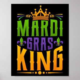 Póster Disfraz de Carnaval para Hombres Regalo Mardi Gras