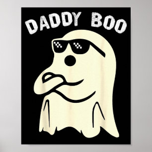 Póster Disfraz de fantasma para familia con temática de H