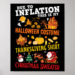 Póster Disfraz de Halloween