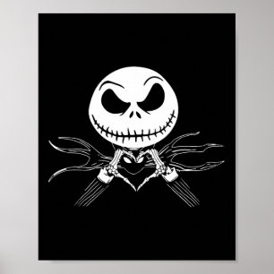 Póster Disfraz de Halloween con hondo Rótulo de corazón d