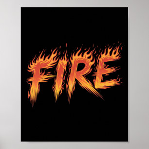 Póster Disfraz de Halloween de fuego de hielo de parejas 