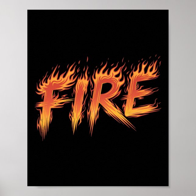 Póster Disfraz de Halloween de fuego de hielo de parejas  (Frente)