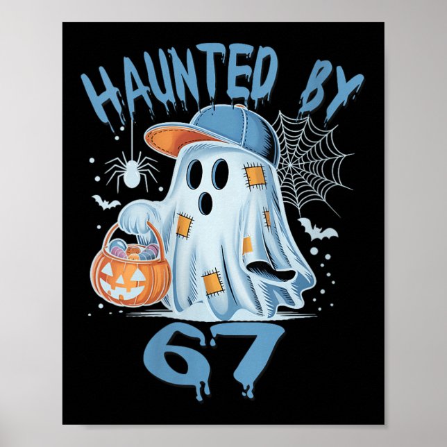 Póster Disfraz de Halloween de mujer embrujada 6 7 Seis S (Frente)