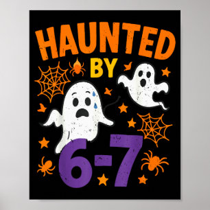 Póster Disfraz de Halloween de profesor de matemáticas fa