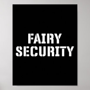 Póster Disfraz De Halloween De Seguridad De Hadas Para Pa