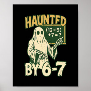 Póster Disfraz de Halloween Embrujado