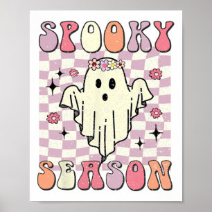 Póster Disfraz de Halloween en temporada de fantasía