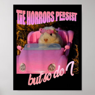 Póster Disfraz de Halloween - Los horrores persisten pero