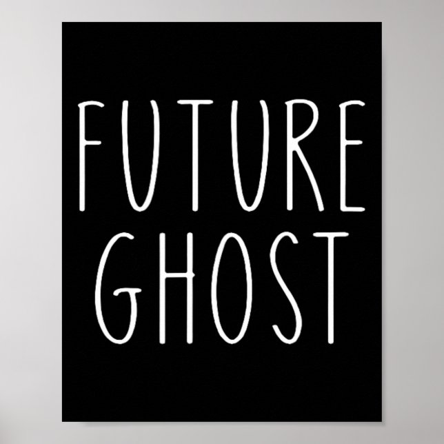 Póster Disfraz de Halloween para el futuro de Ghost Diy (Frente)