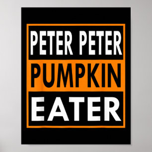 Póster disfraz de Halloween Peter Pumpkin Eater _1