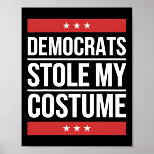 Póster disfraz de Halloween Trump 2025