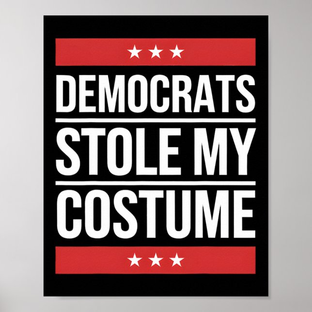 Póster disfraz de Halloween Trump 2025 (Frente)
