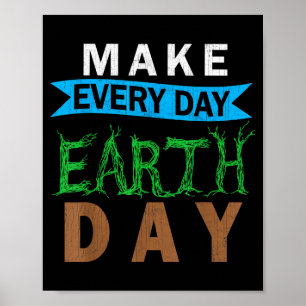 Póster disfraz de madre naturaleza gráfico hacer todos lo