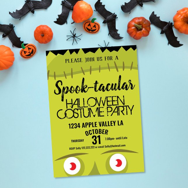 Póster disfraz de monstruo de Frankenstein para fiesta de (Subido por el creador)