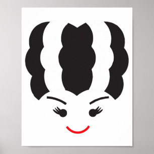 Póster Disfraz de monstruo de la novia de Frankenstein pa