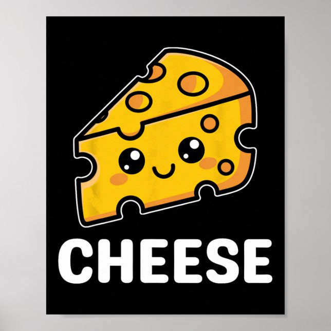 Póster Disfraz de queso Mac Macaroni Kawaii Halloween (Frente)