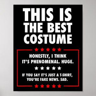 Póster Disfraz de Trump Halloween